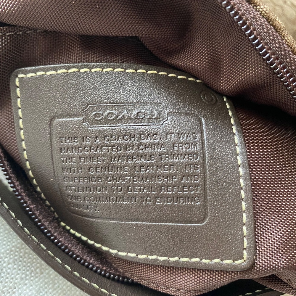 Coach Mini Signature Pouchette w/ Tags - Picture 11 of 11